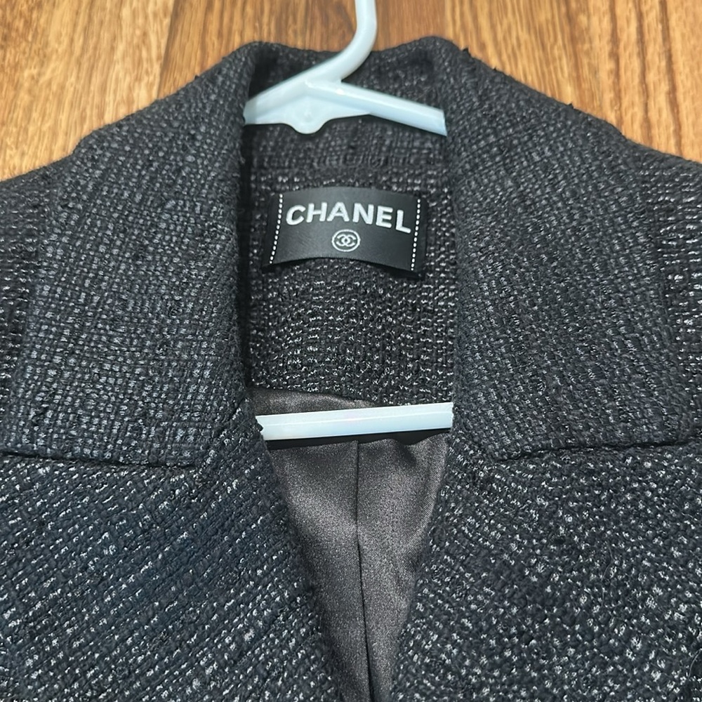 Luxury Inspired Black Double-Breasted Women's Jacket
